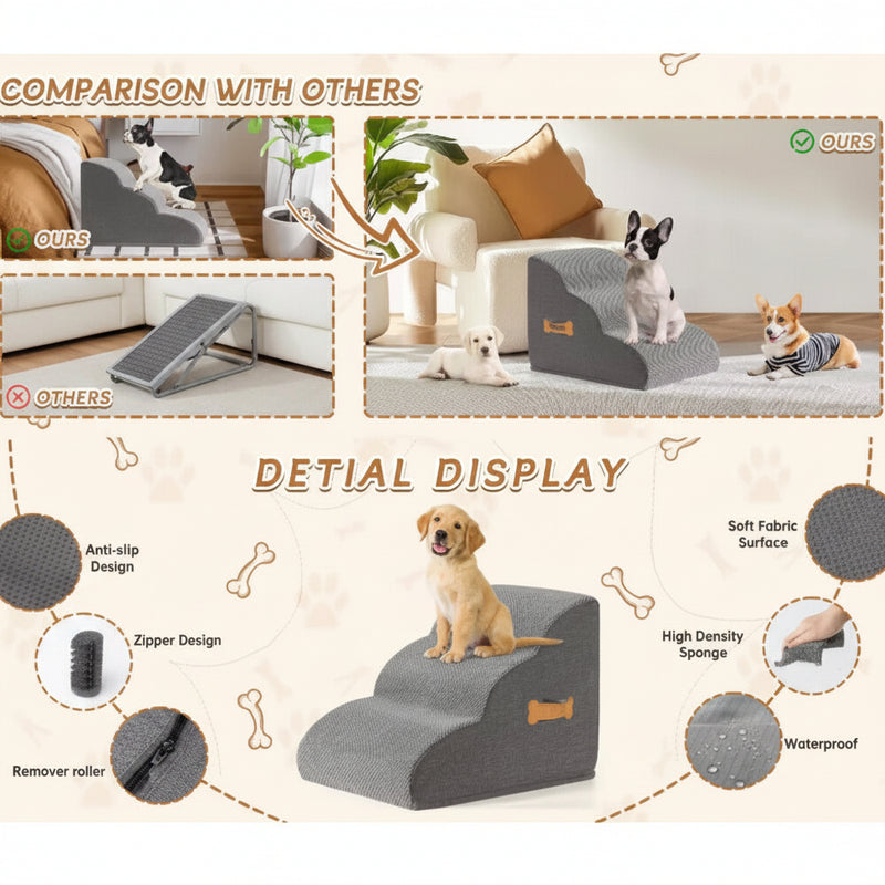 ARSE Pet Stairs & Ramp for Dogs & Cats